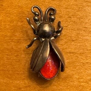 Sterling Silver Insect Brooch